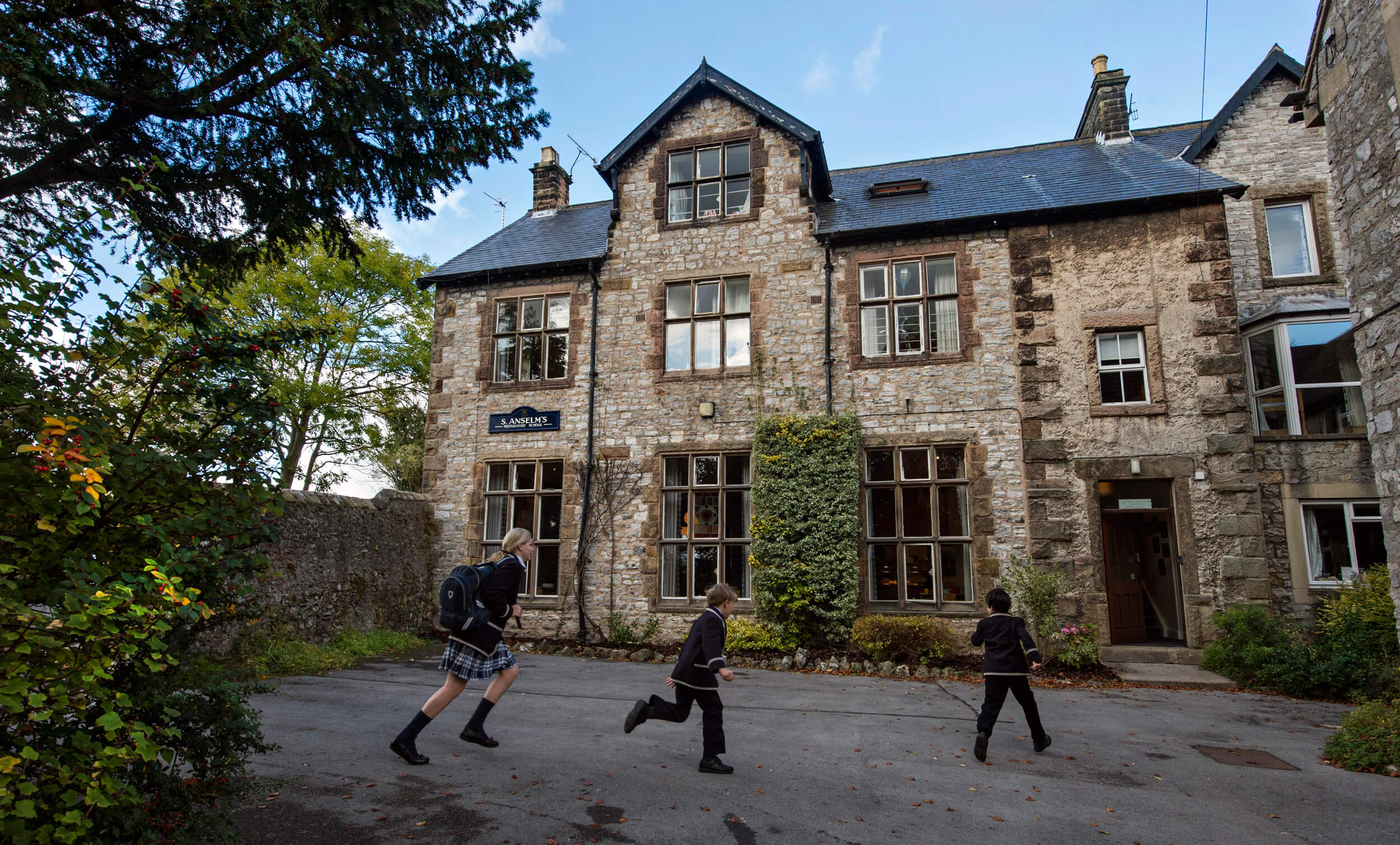 Front of school
